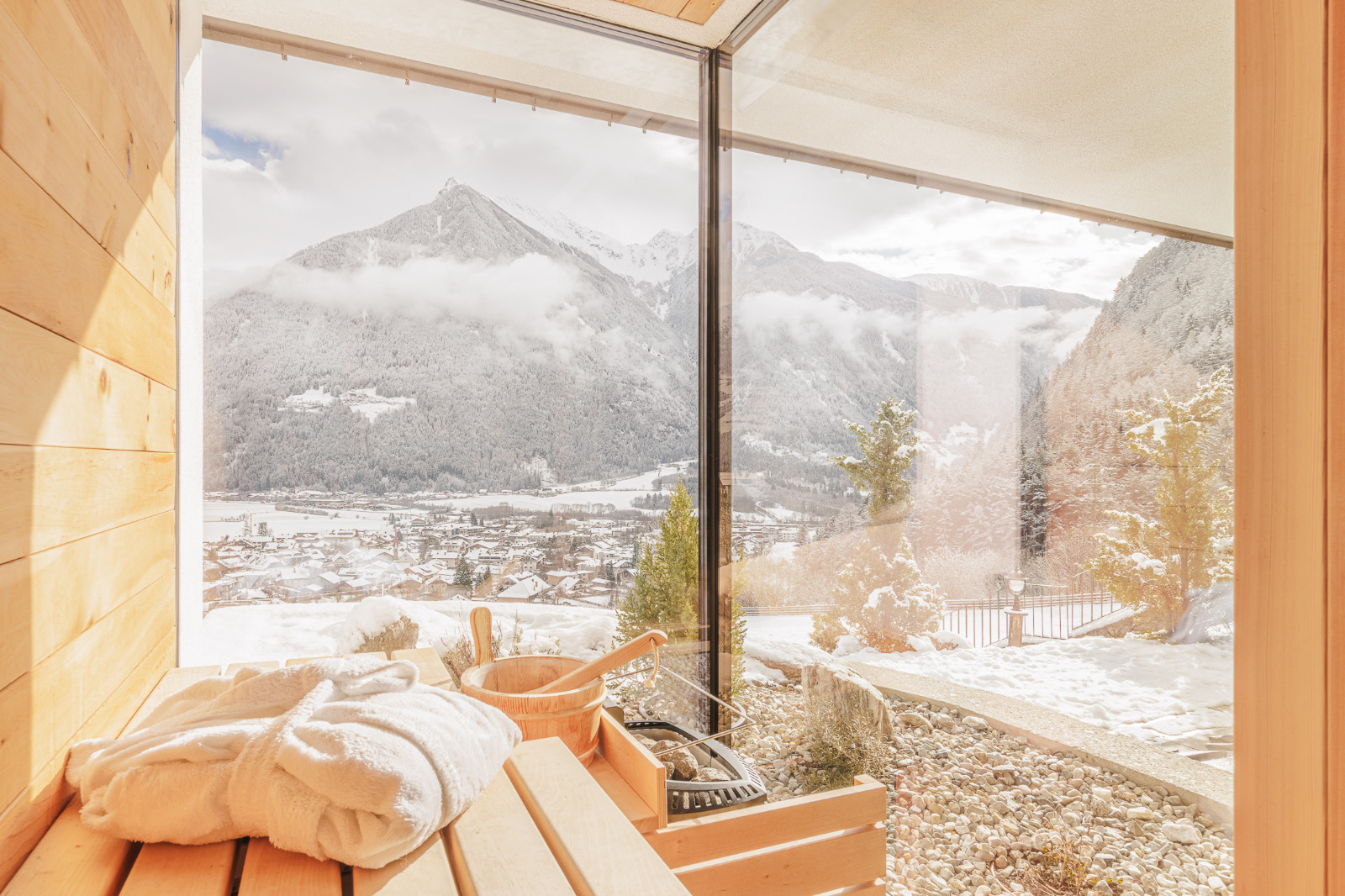 Ausblick Sauna