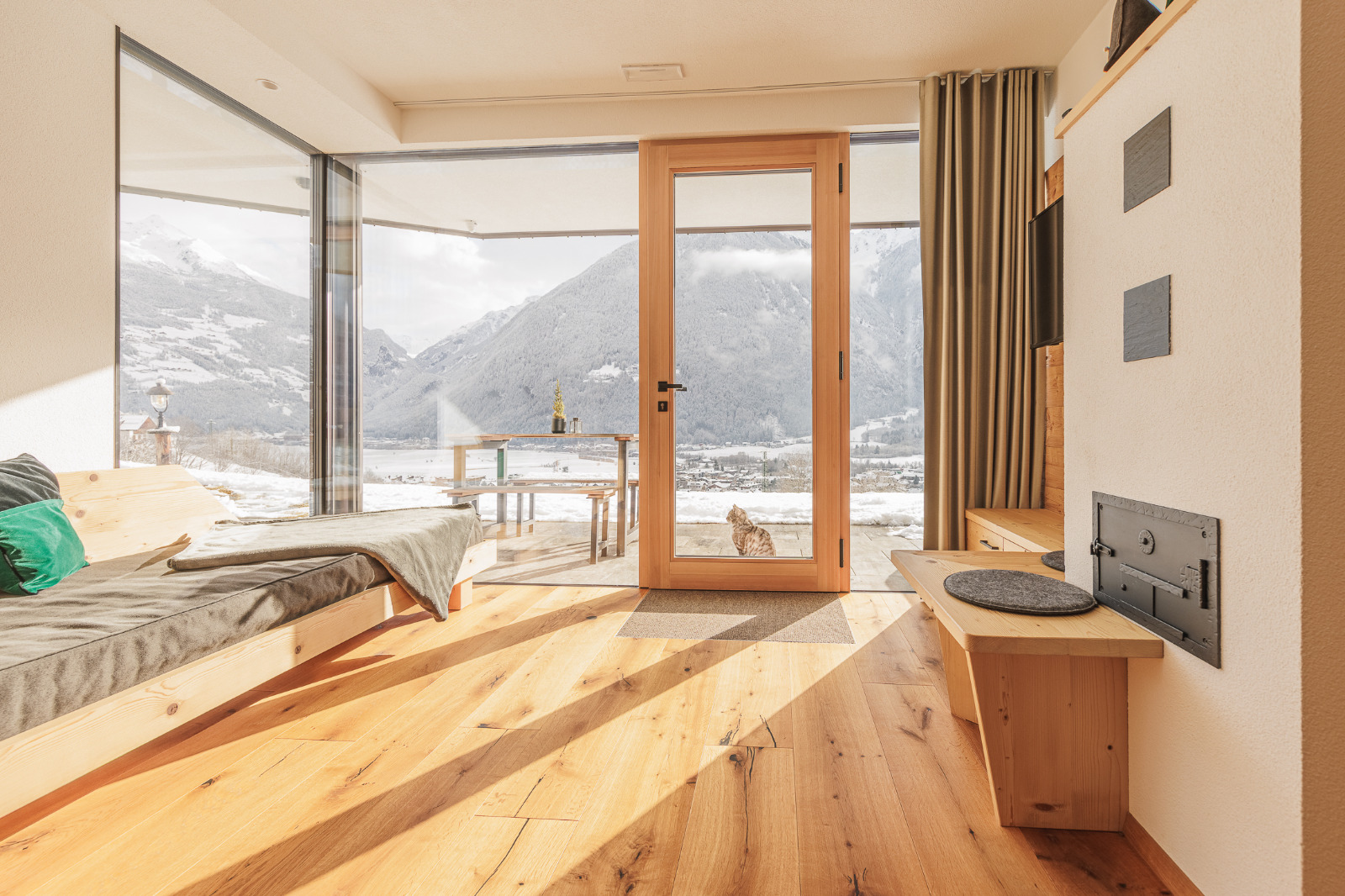 Ausblick Wohnzimmer Glück