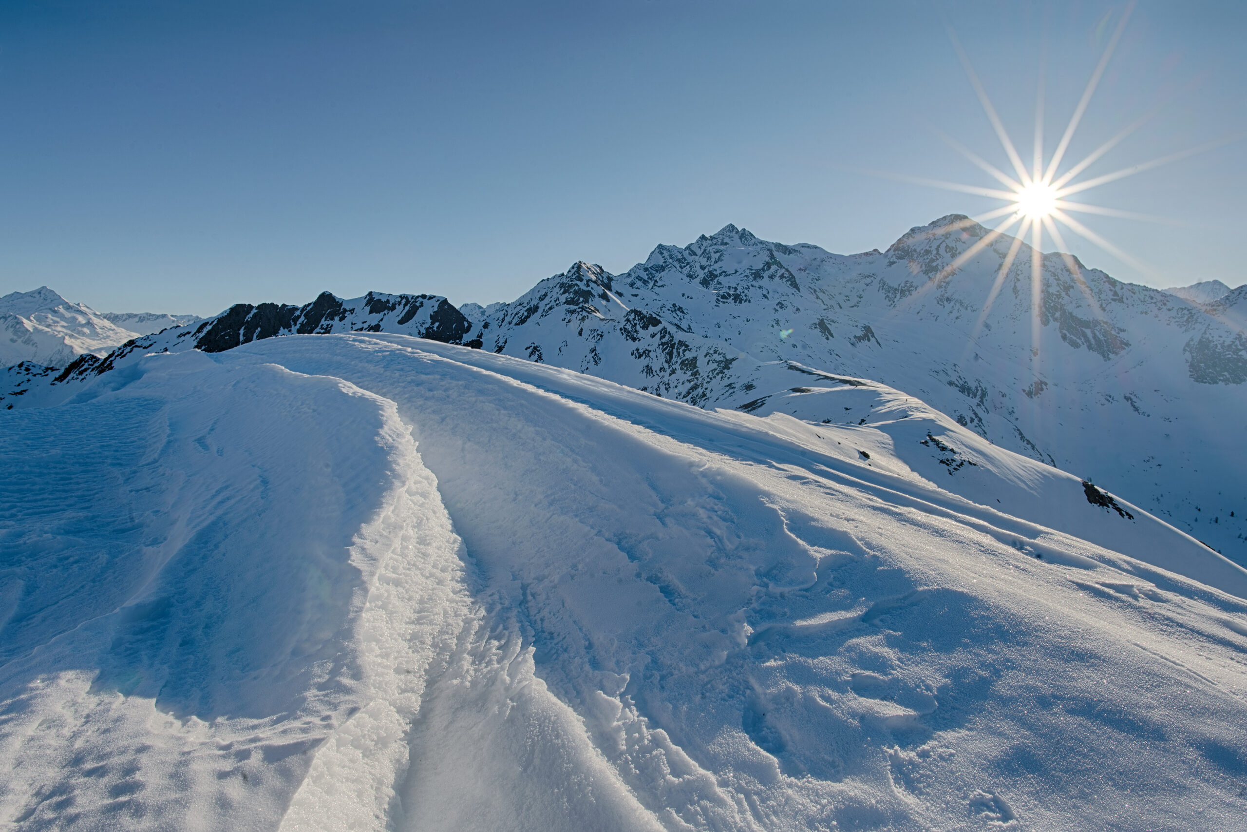 Pojen Winter Schnee Spitz Berg Skitour © TV Ahrntal Filippo Galluzzi